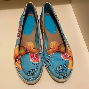 David Bromstad for Naturalizer Clara Canvas flats 7.5M